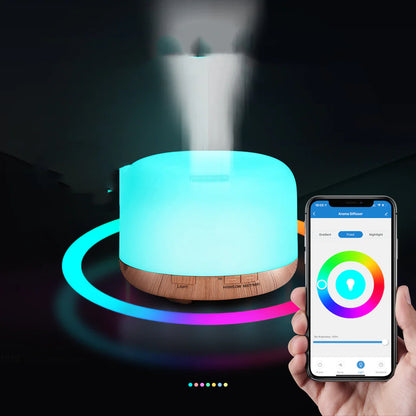 Smart WiFi Colorful Humidifier (500ml)