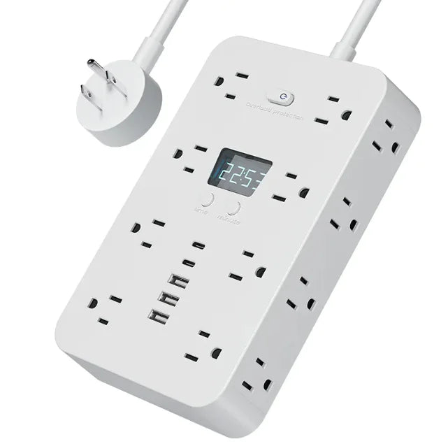 American Standard Power Strip with 16 Outlets, 3 USB & 2 Type-C Ports