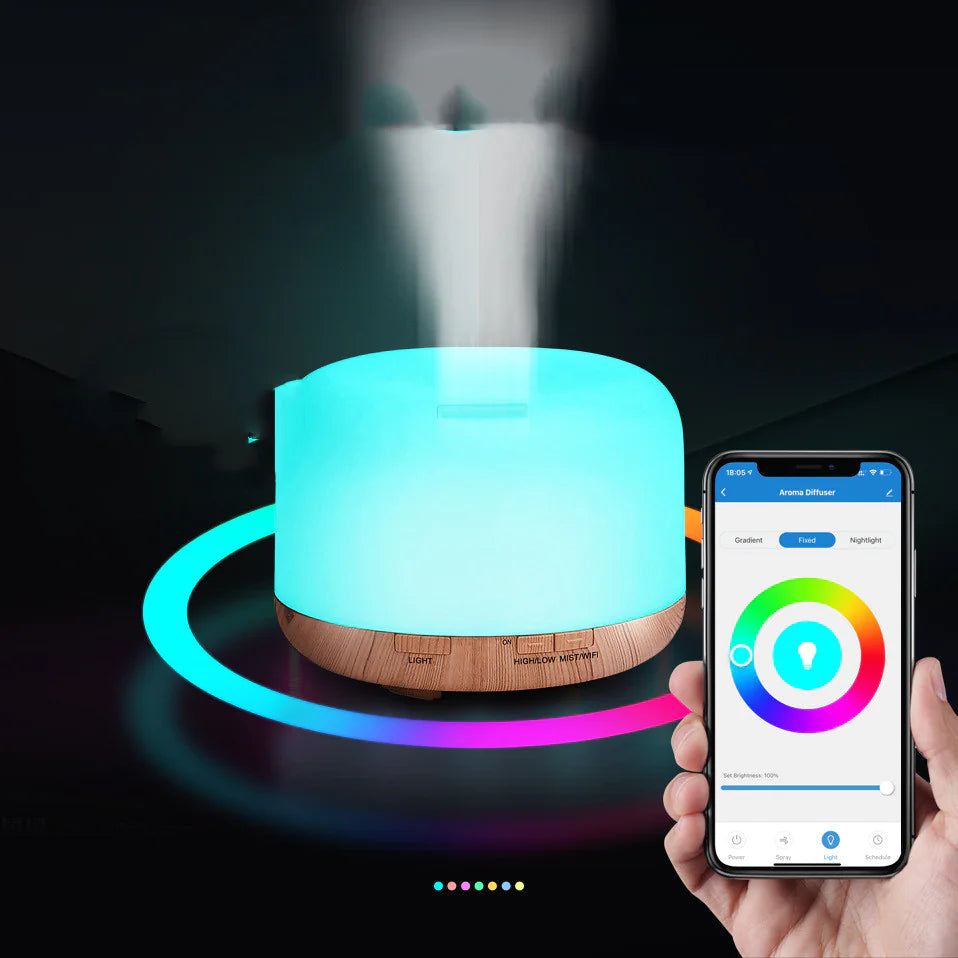 Smart WiFi Colorful Humidifier (500ml)